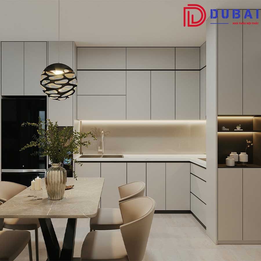 Tủ bếp gỗ công nghiệp MDF TB-18