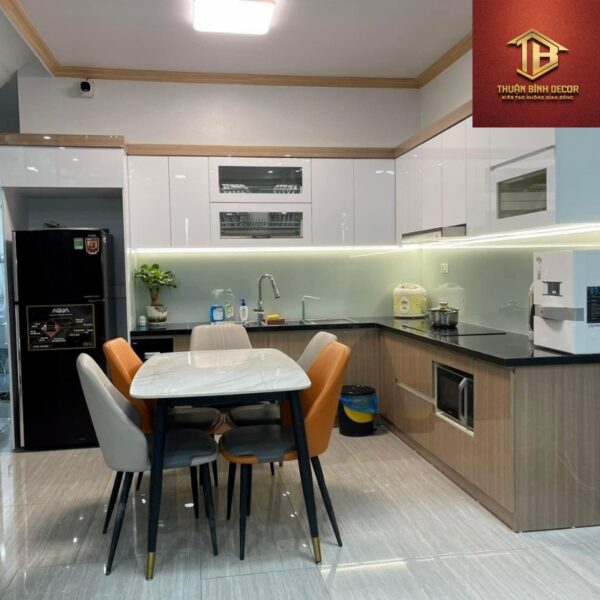 Tủ bếp gỗ công nghiệp MDF cao cấp – tg02