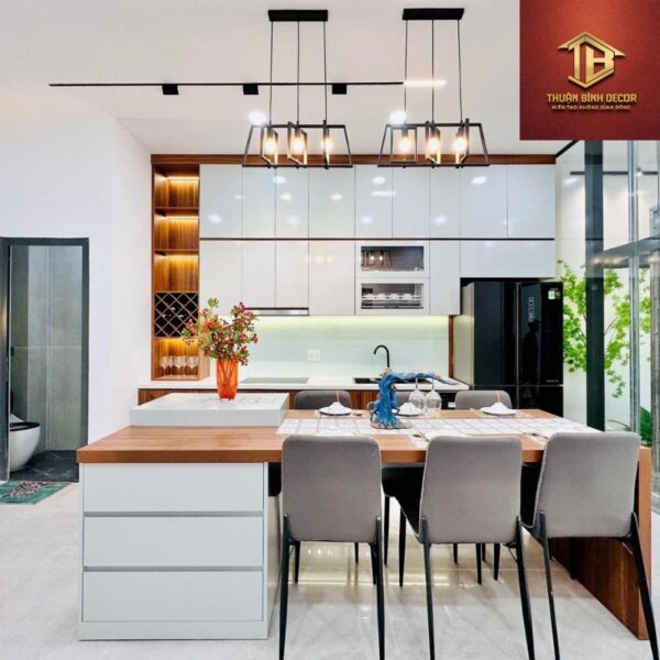 Tủ bếp gỗ công nghiệp MDF – tg01