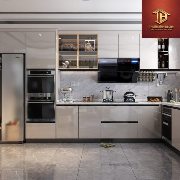 Tủ bếp gỗ công nghiệp MDF – tg08