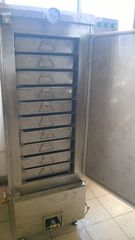 Tủ cơm 100kg điện gas