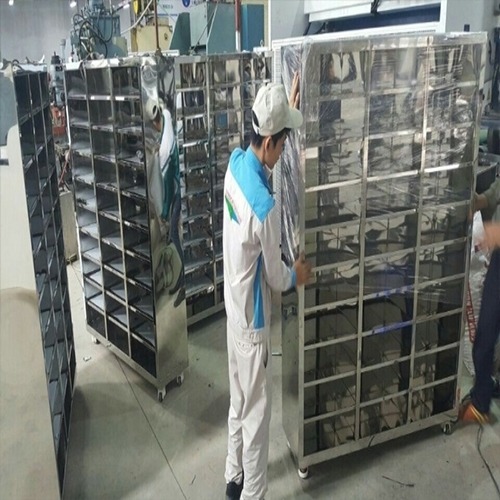 Tủ để giày bằng inox