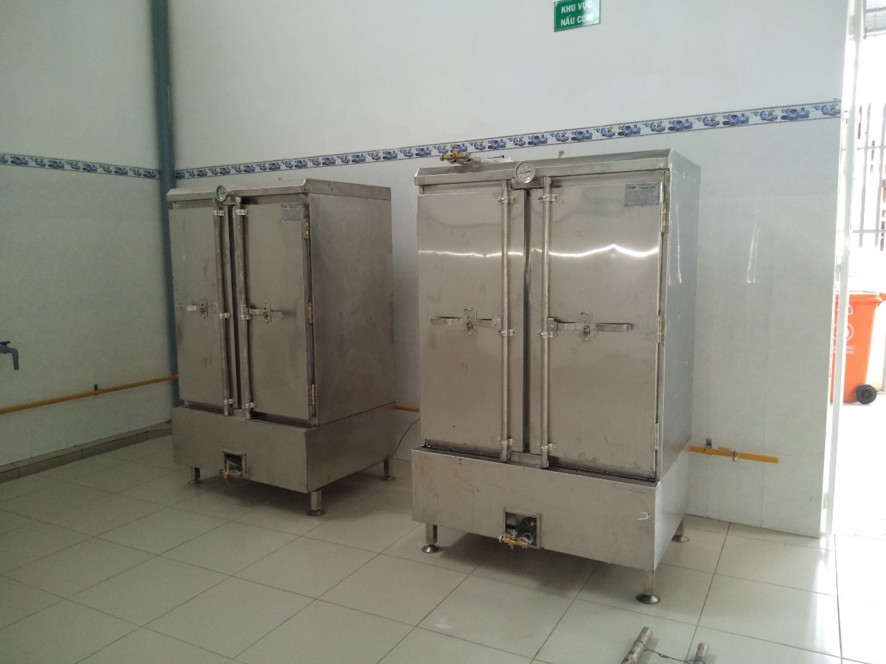 Tủ hấp cơm sử dụng gas