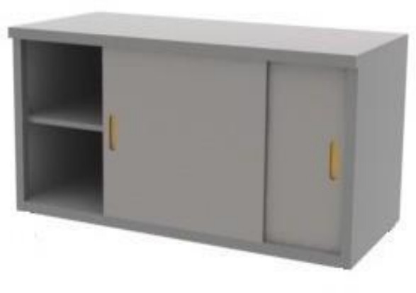Tủ inox 2 tầng treo tường