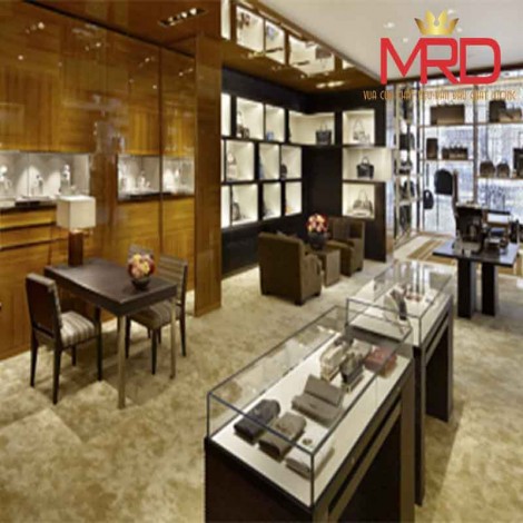 Tủ kệ shop showroom inox M21
