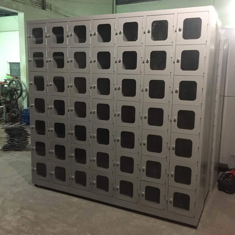 Tủ locker 49C7K cánh kiếng