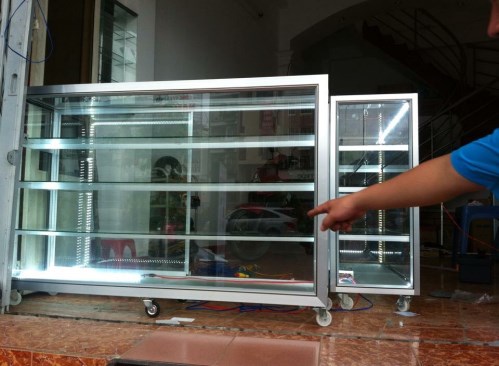 Tủ nhôm kính trưng bày