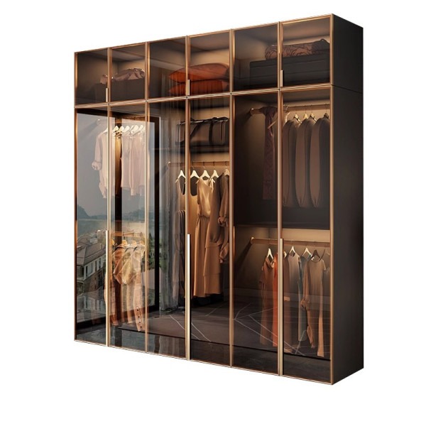 Tủ quần áo gỗ cánh kính WR12