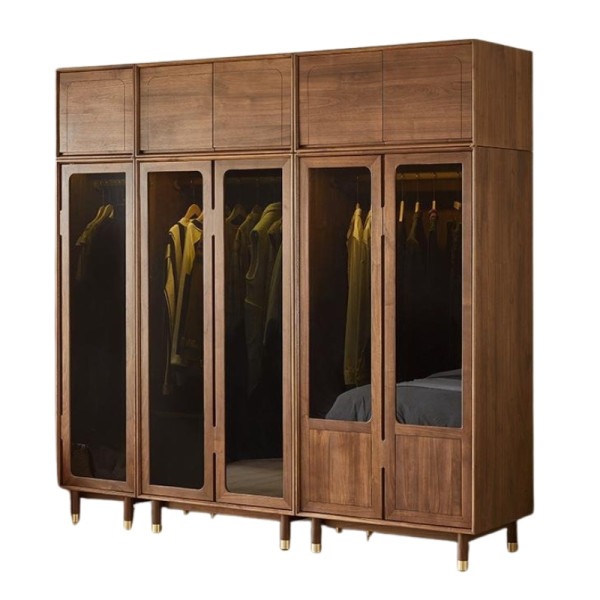 Tủ quần áo gỗ cánh kính WR11