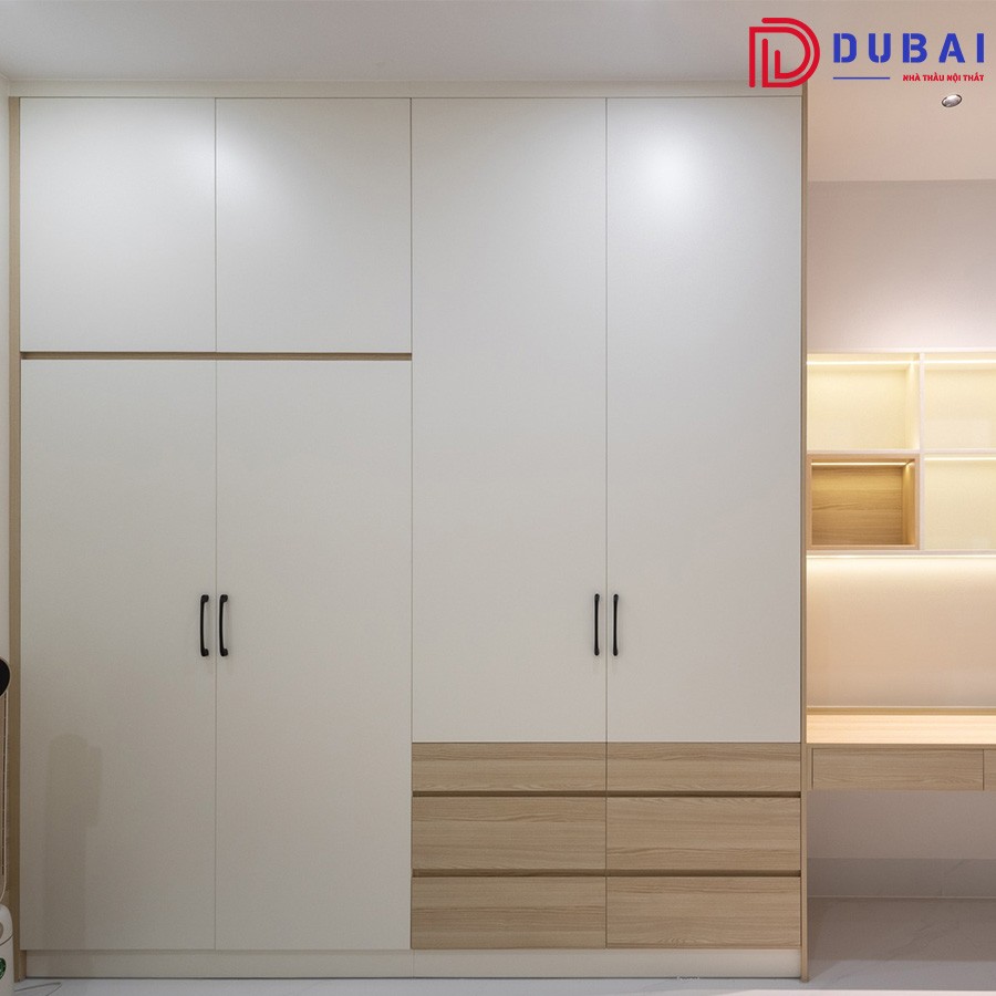 Tủ quần áo phòng ngủ gỗ MDF TQA-08