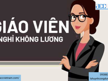 Tư vấn giáo viên biên chế xin nghỉ không lương