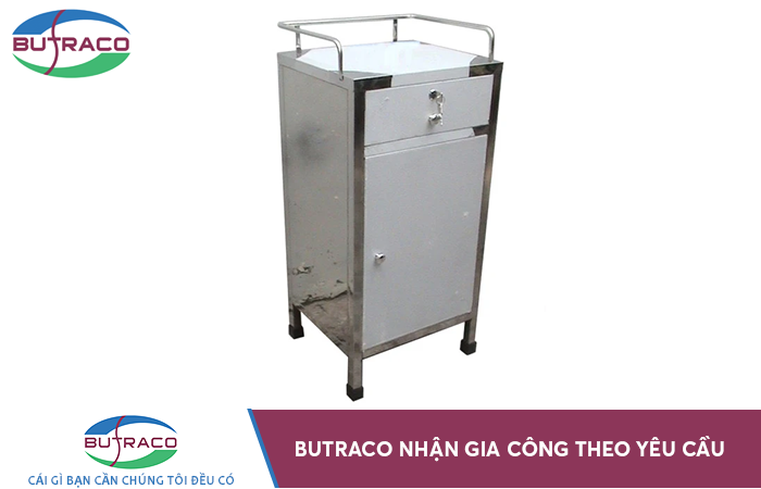 Tủ y tế - tủ đầu giường inox