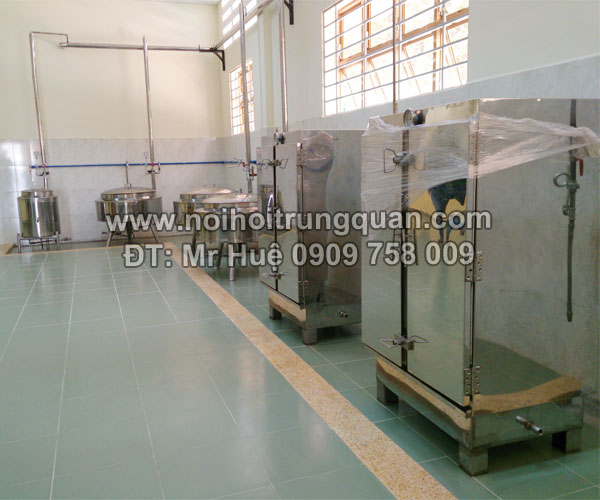 Tủ hấp cơm bằng hơi bão hòa