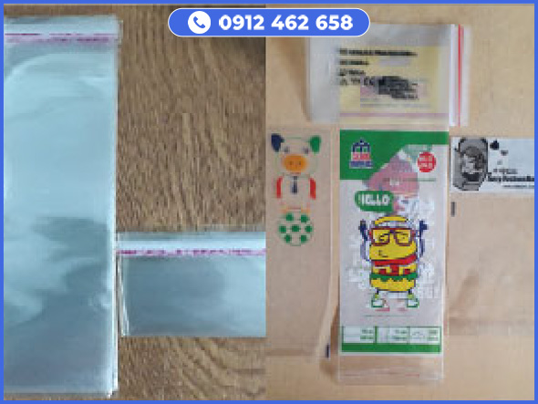Túi OPP, zipper size nhỏ đóng linh kiện điện tử, phụ kiện may mặc