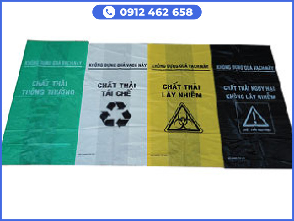Túi đựng rác thải thông thường và rác thải y tế