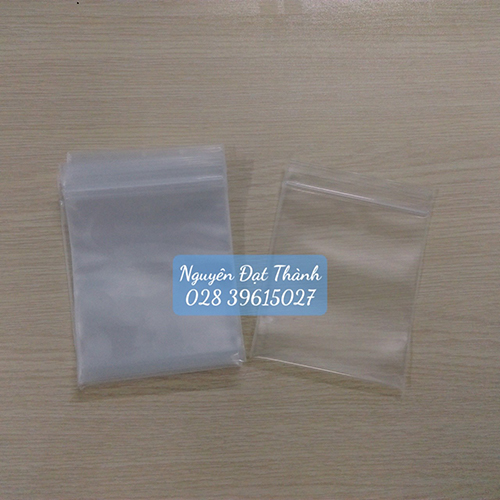 Túi Zipper trắng