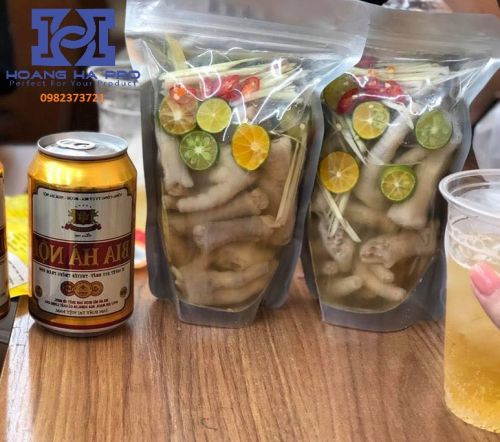 Túi zipper bạc