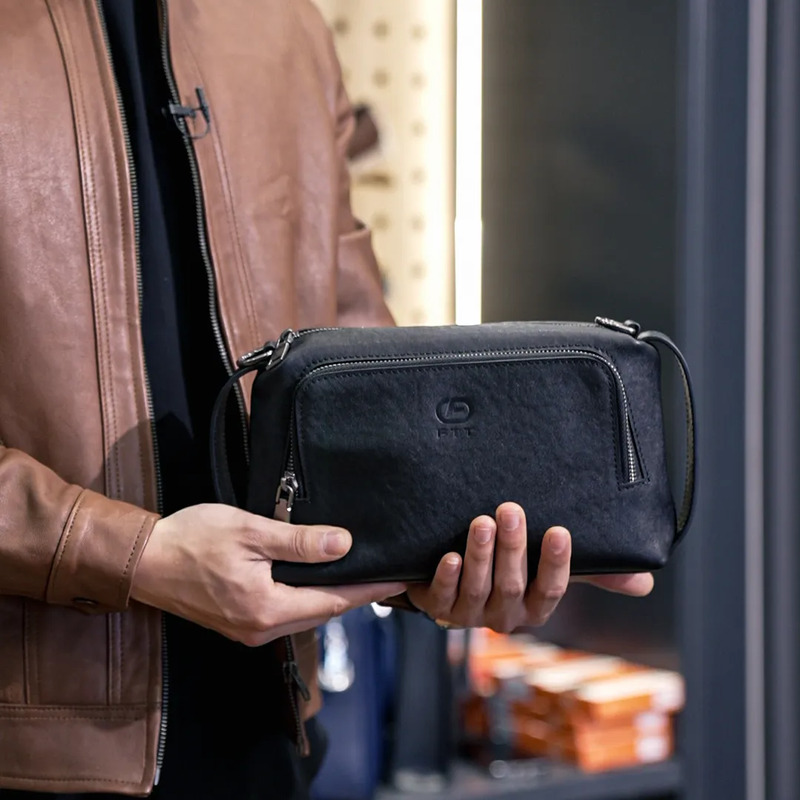 Túi Clutch da bò cầm tay nam FTT Leather