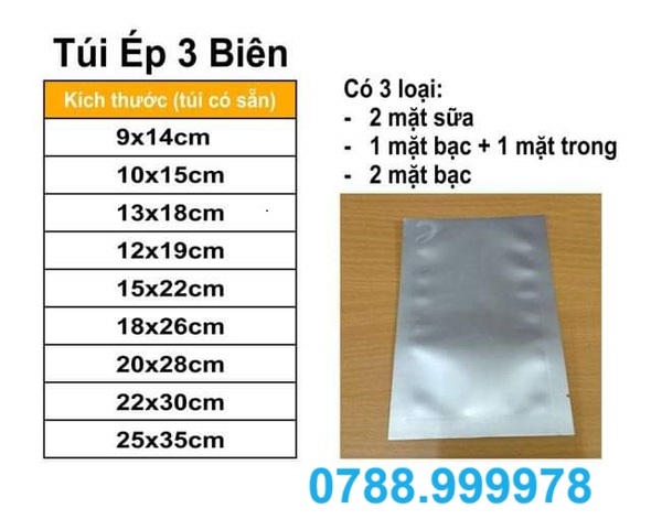 Túi ép 3 biên
