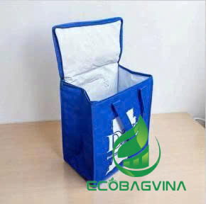 Túi giữ nhiệt vải không dệt in lụa