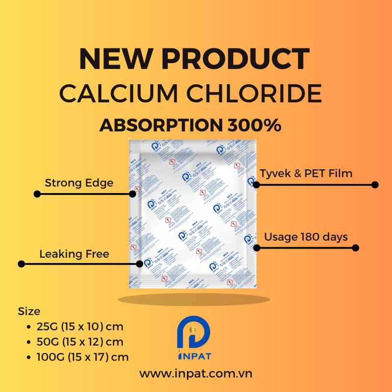 Túi hút ẩm Calcium chloride