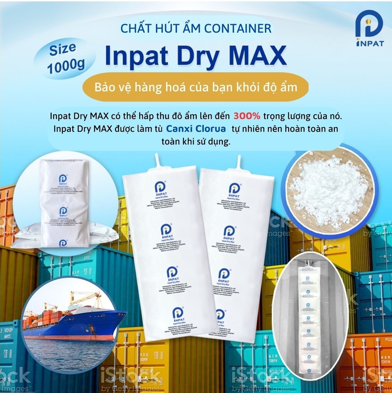 Túi hút ẩm Inpat drymax 1000g