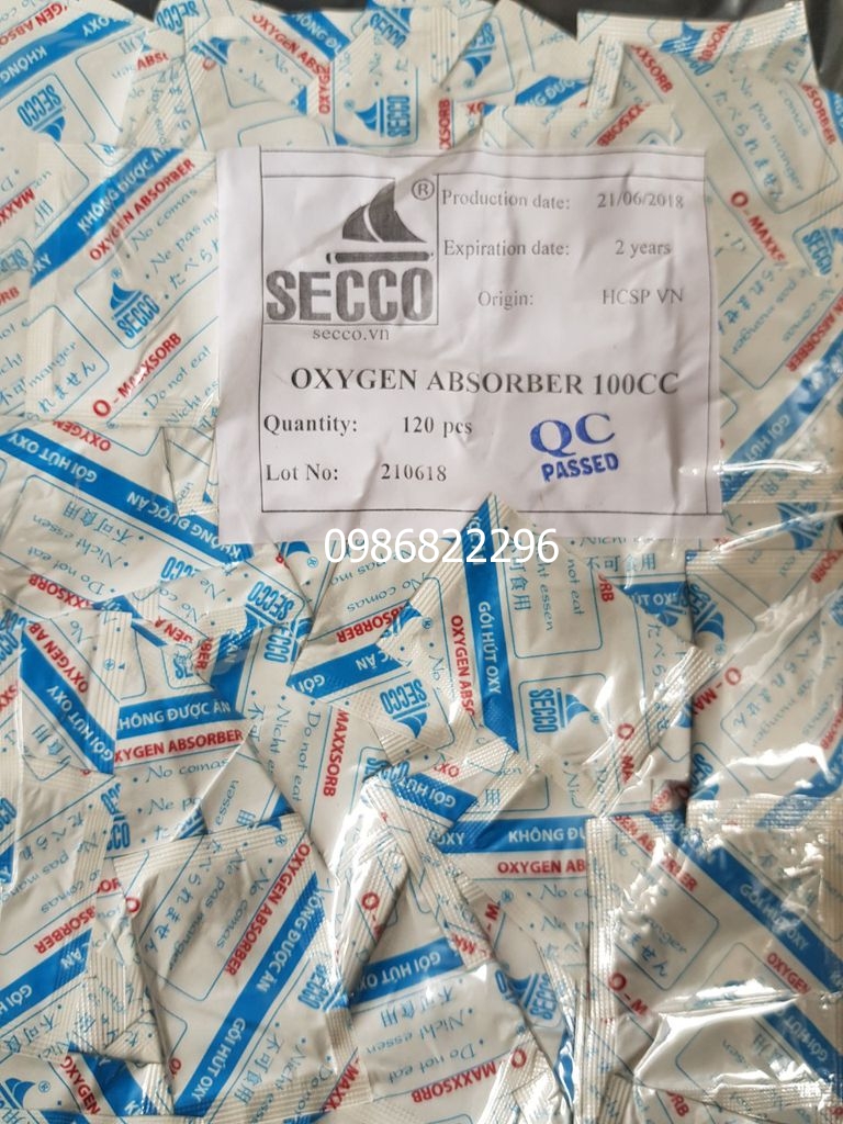 Túi hút khí oxygen 30cc, 50cc bảo quản đồ khô