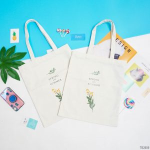 Túi vải bố đeo vai in hình chuyển nhiệt HA006