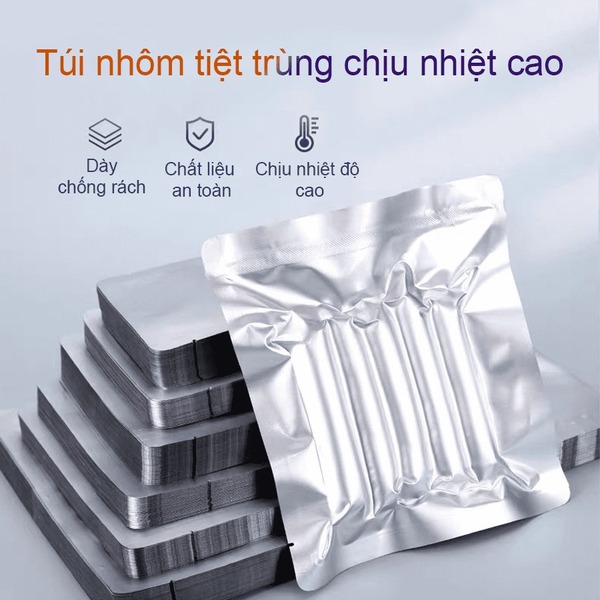 Túi nhôm retort chịu nhiệt hút chân không