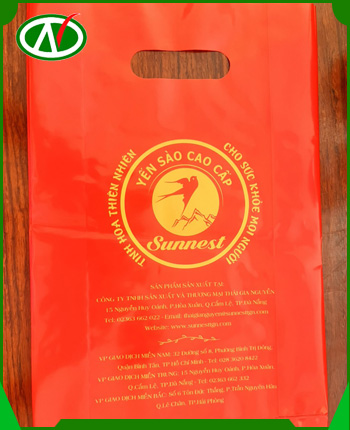 Túi PE màu đỏ