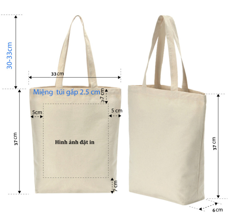 Túi vải Kaki