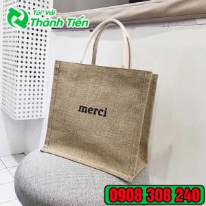 Túi vải bố Merci
