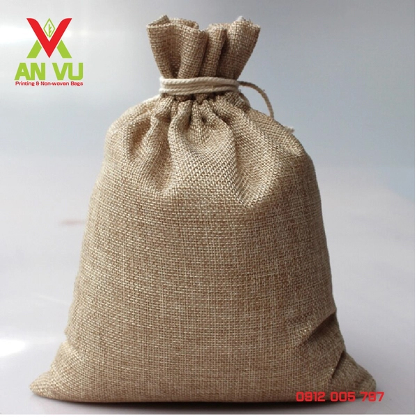 Túi vải đay đựng gạo