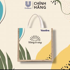 Túi vải đay phối vải canvas