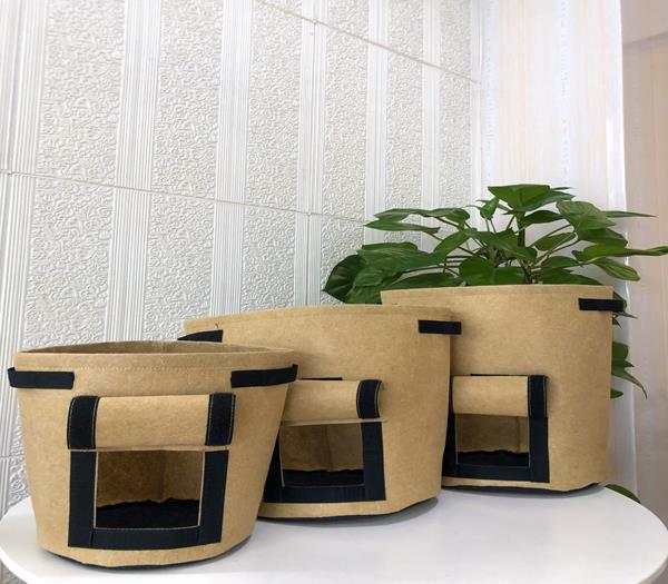 Túi vải không dệt trồng cây