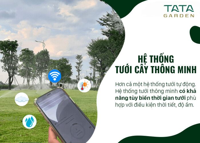 Giải pháp tưới cây thông minh
