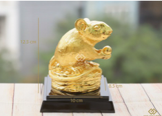 Tượng chuột vàng sung túc