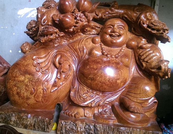 Gia công tượng gỗ