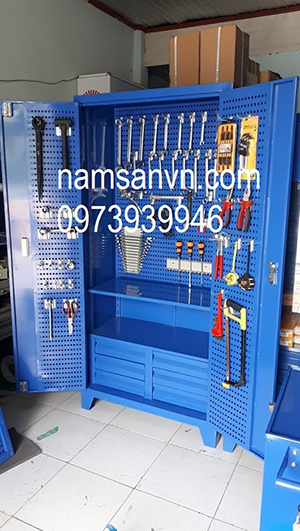 Tủ treo dụng cụ 2 cánh 6 ngăn NS-1900-6