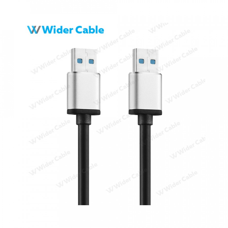 USB-30 A Male To A Male Cable Black Color