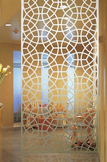Vách ngăn trang trí cắt cnc