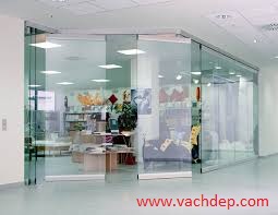 Vách ngăn di động kính