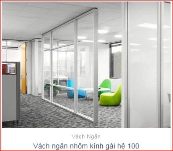 vách ngăn hệ 100