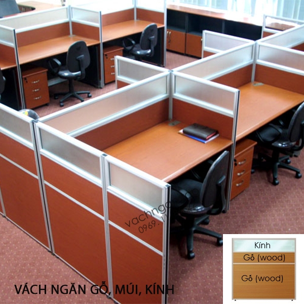Vách ngăn văn phòng nỉ