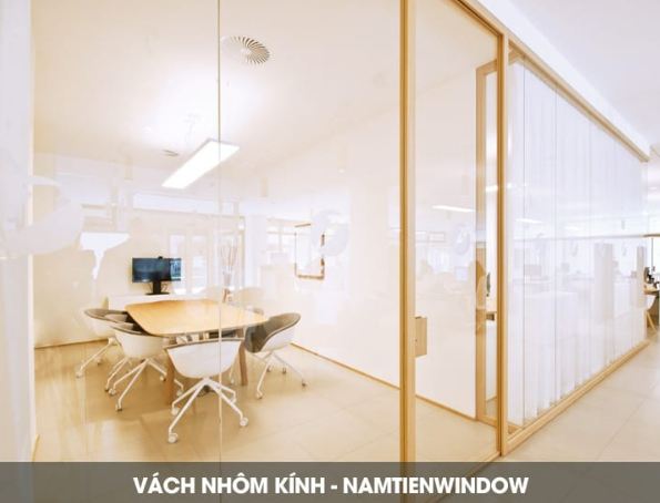 Vách nhôm kính