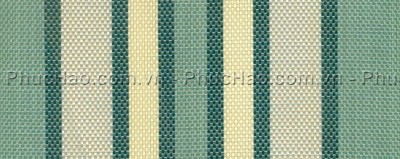 Vải Textilene - white green