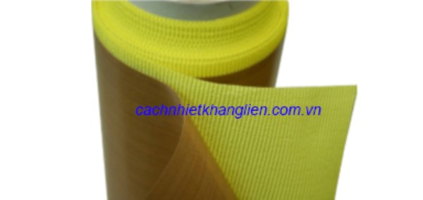 Vải nhiệt chống dính PTFE mặt keo