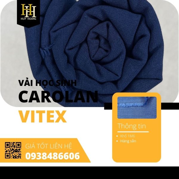 Vải Carolan Vitex khổ 1m6