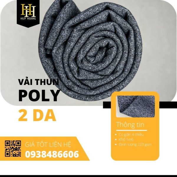 Vải Poly 2 da