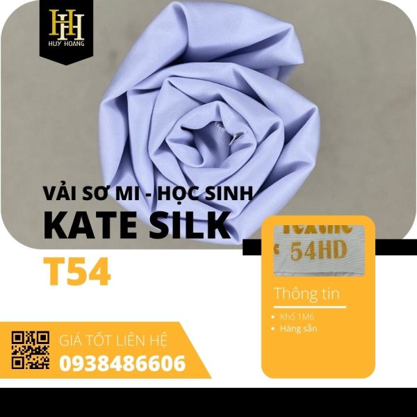 Vải sơ mi Kate Silk T54